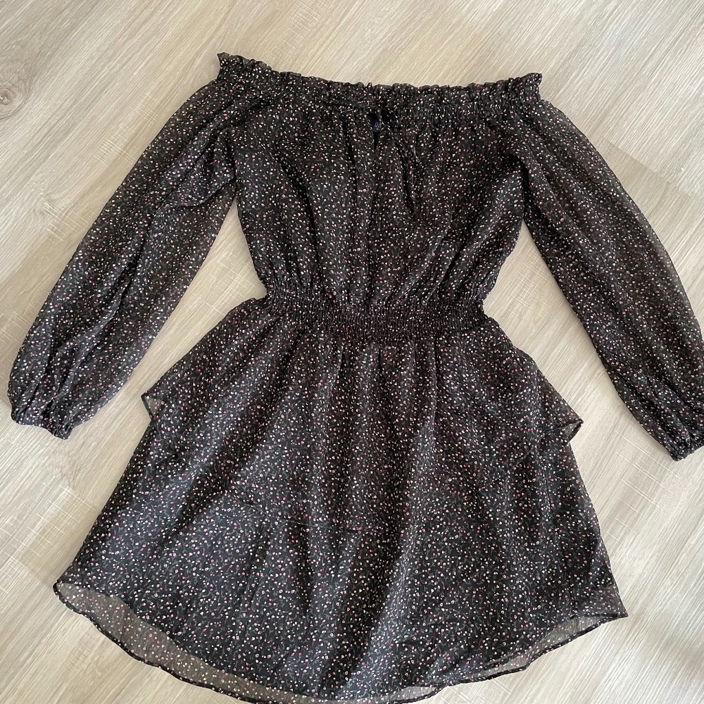 Rachel Roy Long Sleeve Mini Sheath XS Dress